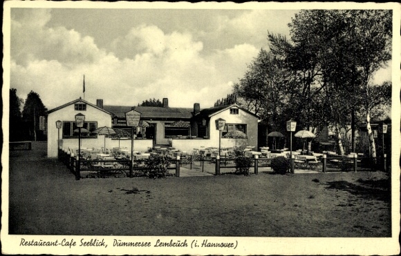 Ak Lembruch am Dümmersee, Restaurant-Café Seeblick