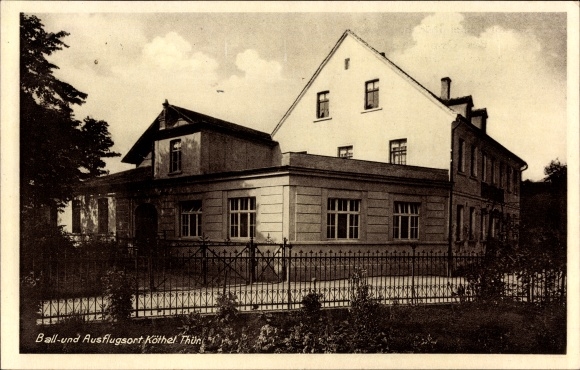 Postcard Köthel (near Meerane) Schönberg in Sachsen, inn