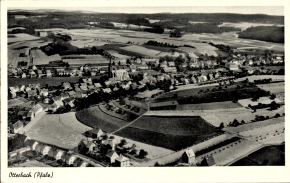 Ak Otterbach in der Pfalz, Fliegeraufnahme
