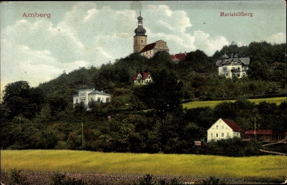 Ak Amberg in der Oberpfalz Bayern, Mariahilfberg