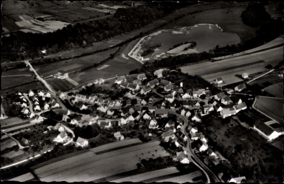 Ak Altenburg Reutlingen am Neckar, Fliegeraufnahme