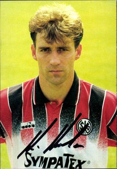 Autograph card footballer Karel Kula, SG Wattenscheid 09, autograph