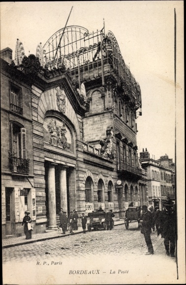 Postcard Bordeaux Gironde, La Poste