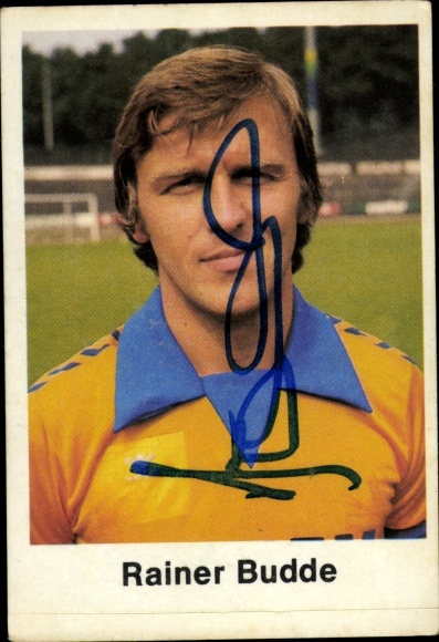 Sammelbild Fußball 1977/1978, Bild Nr. 368, Rainer Budde, Schalke 04