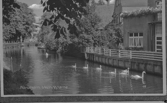 9 Negative von Nordhorn, Ehrenmal, Kirche, Gildehauserweg, Vechtepartie