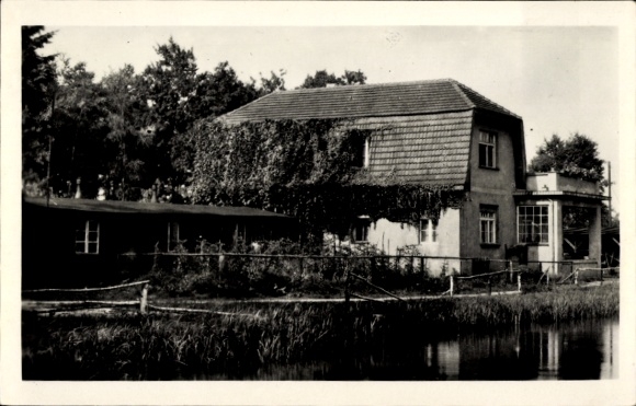Ak Neudorf Teichhaus Wittichenau in der Oberlausitz, Teichhaus