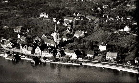 Ak Sipplingen aan het Bodenmeer, luchtfoto
