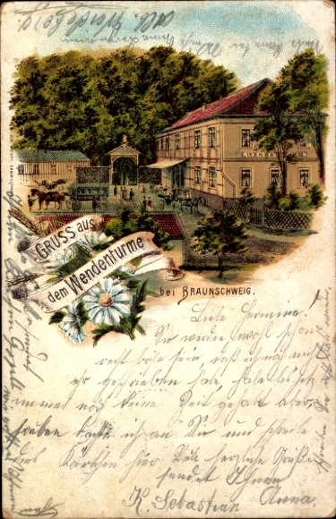 Chromo-Litho Braunschweig in Lower Saxony, Restaurant Wendenturm