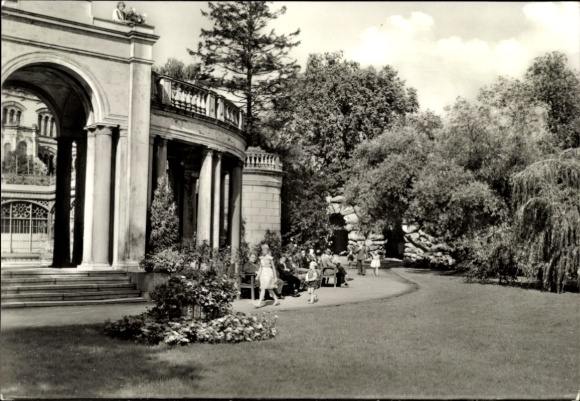 Ak Schwerin in Mecklenburg, Im Burggarten
