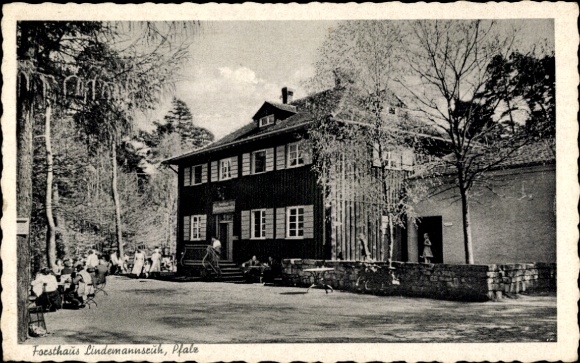 Ak Freinsheim in der Pfalz, Forsthaus Lindemannsruh, herbergier Friedel Trübel