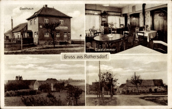 PC Rothersdorf Bennewitz in Saxony, inn, owned by Walther Zieger