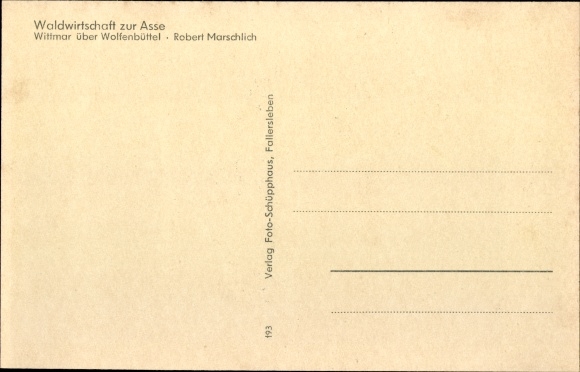 PC Wittmar in Lower Saxony, forestry to Asse, owner R. Marschlich, Bismarck column, castle ruins