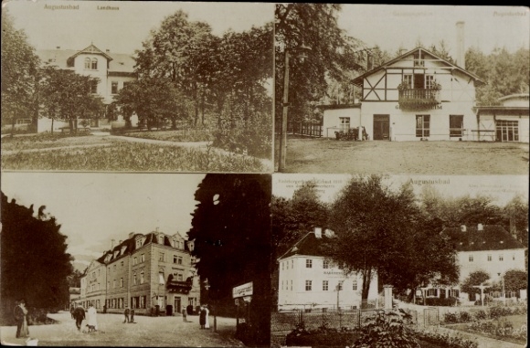 PC Liegau Augustusbad Radeberg Saxony, country house, street scene
