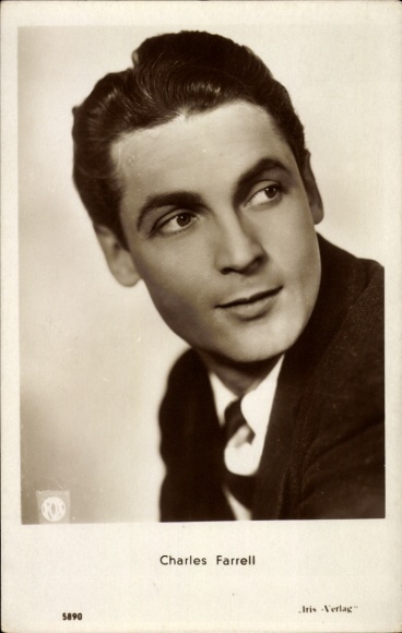 Postcard Actor Charles Farrell, portrait