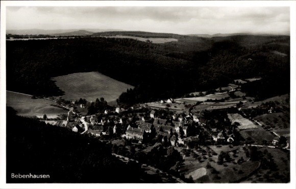 Ak Bebenhausen Tübingen am Neckar, Fliegeraufnahme