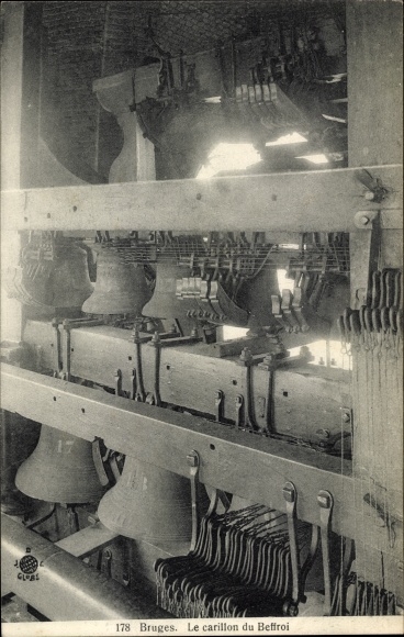 PC Bruges Bruges Flanders West Flanders, The carillon of the belfry