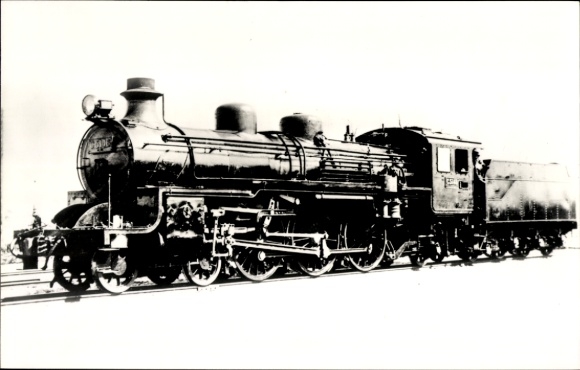 Foto Ak Fotograf Carl Bellingrodt, Deutsche Eisenbahn, Dampflokomotive