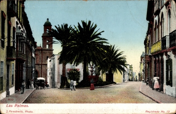 Postcard Las Palmas de Gran Canaria Canary Islands, cityscape