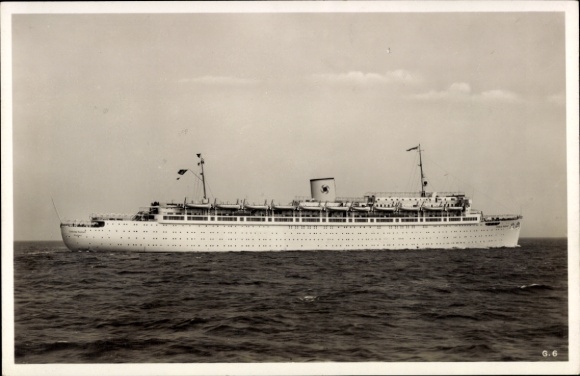 Postcard KdF ship Wilhelm Gustloff