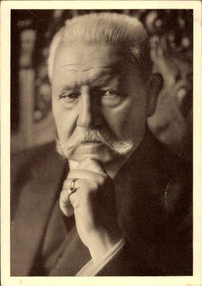 Postcard Reich President Paul von Hindenburg, portrait