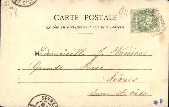 Postcard Rochefort en Yvelines, The Town Hall