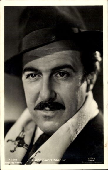 Postcard actor Ferdinand Marian, portrait