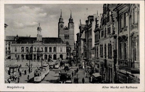 50 Ak Magdeburg Elbe, diverse Ansichten, kleinformatig