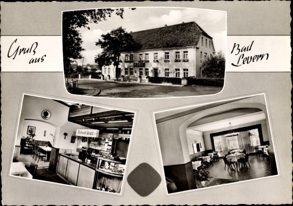 Postcard Bad Levern Stemwede in Westphalia, Hotel Heidsiek
