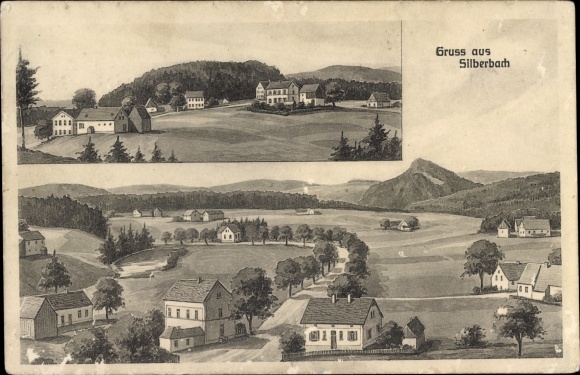 PC Silberbach Selb in the Fichtelgebirge Upper Franconia, town views, Pernat