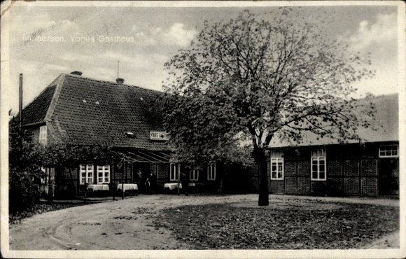 Postcard Meinersen in Lower Saxony, Voges Inn