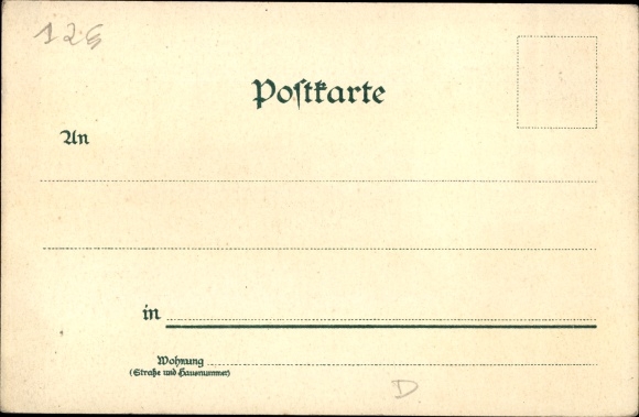Chromo-Litho Bacharach am Rhein, general view