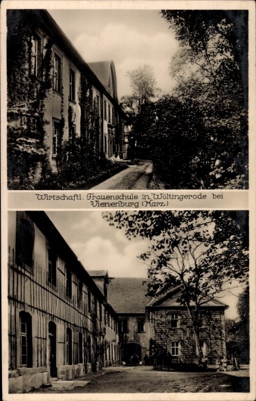 Ak Wöltingerode Vienenburg Goslar am Harz, Wirtschaftliche Frauenschule