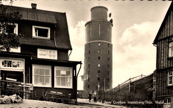 Postcard Brotterode in Thuringia, Großer Inselsberg