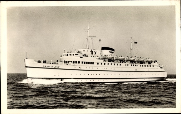 Ak Bundesbahn oceaanveerboot Duitsland
