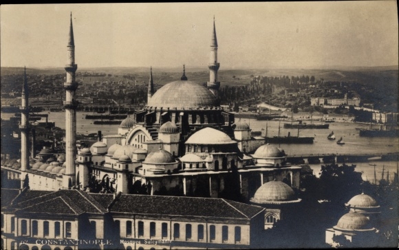 Postcard Constantinople Istanbul Turkey, Mosquee Suleymann