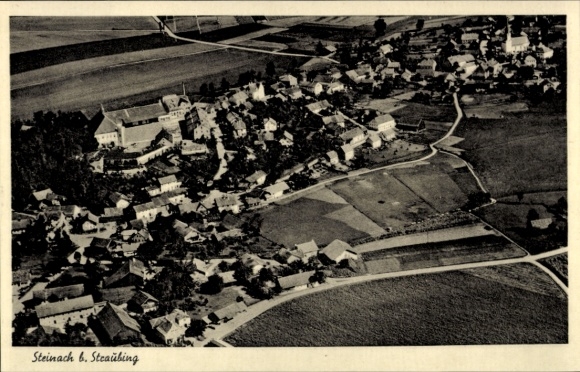 Ak Steinach in Niederbayern, Fliegeraufnahme