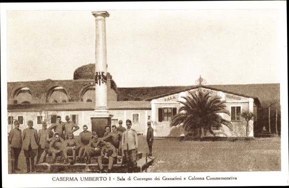 Postcard Rome Roma Lazio, Caserma Umberto I, Sala di Convegno dei Granatieri