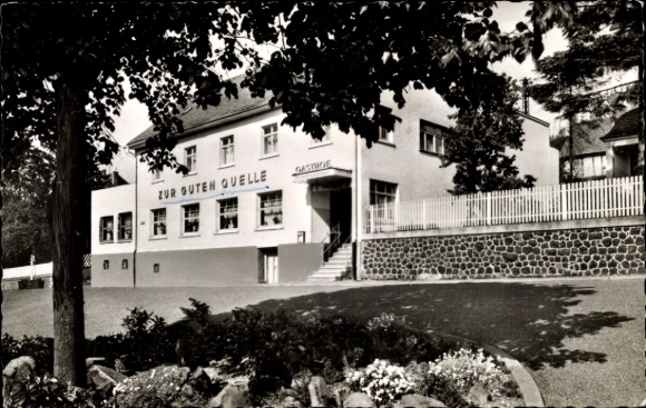 Postcard Westerburg in the Westerwald, Gasthof Zur guten Quelle