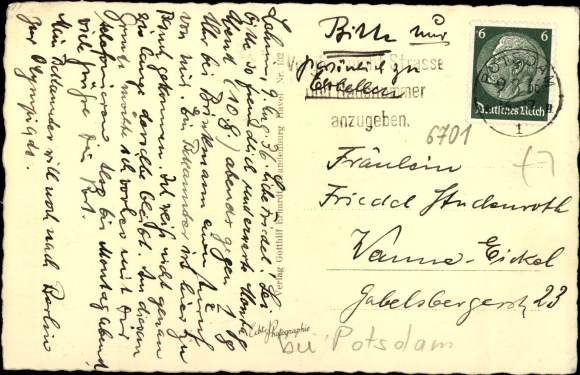 Postcard Kloster Lehnin in Brandenburg, Gedevag convalescent home
