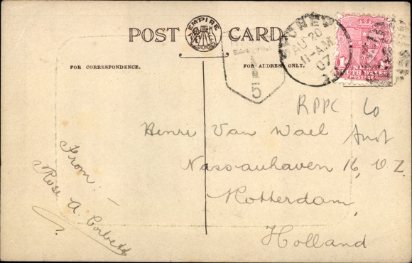 Postcard Sydney Australien, Central Railway Station