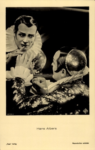 Ak Schauspieler Hans Albers, Filmszene, Ross