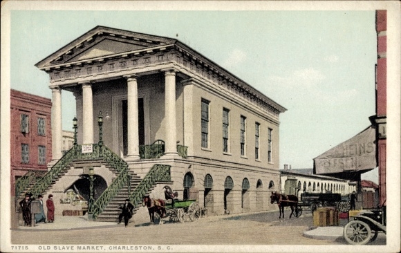 Ak Charleston South Carolina Verenigde Staten, Old Slave Market