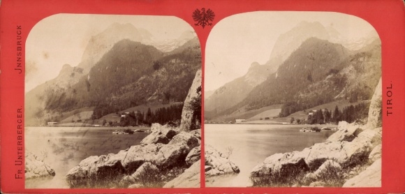 Stereo Photo Ramsau in Berchtesgadener Land Upper Bavaria, Hintersee