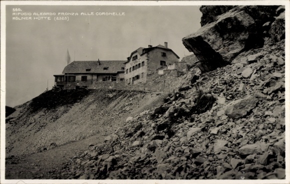 Postcard South Tyrol Italy, Kölner Hütte
