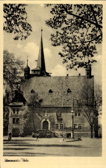 Postcard Sömmerda in Thuringia, Church