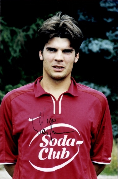 Autograph card footballer Nico Weissmann, SV Wehen Wiesbaden, autograph