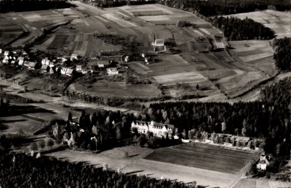 Postcard Schömberg in the Black Forest Württemberg, aerial photograph