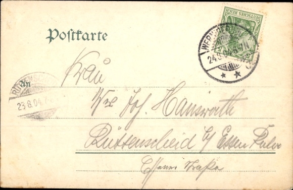 Postcard Wernigerode in the Harz, castle