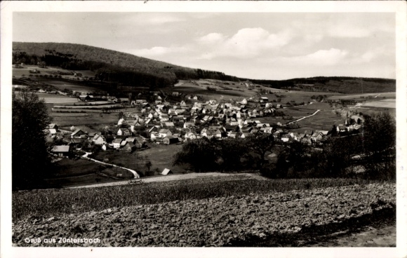 Ak Züntersbach Sinntal in Hessen, Panorama
