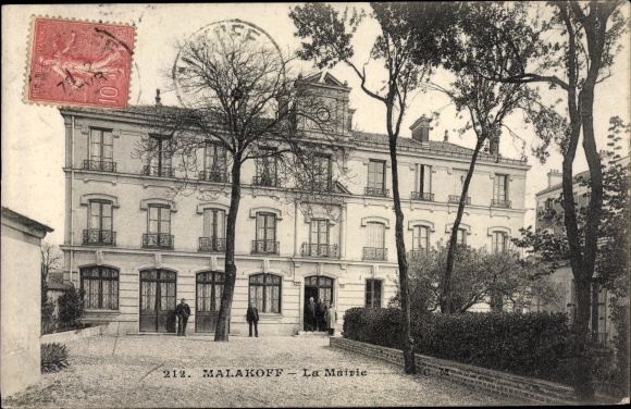 Postcard Malakoff Hauts de Seine, The Town Hall